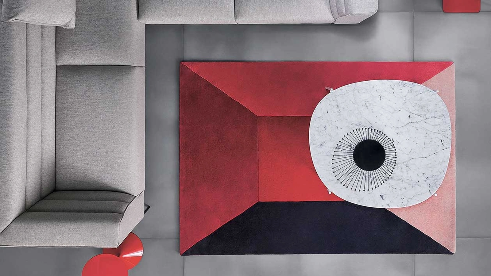 Tappeto Rooms in Lana di Carpet Edition