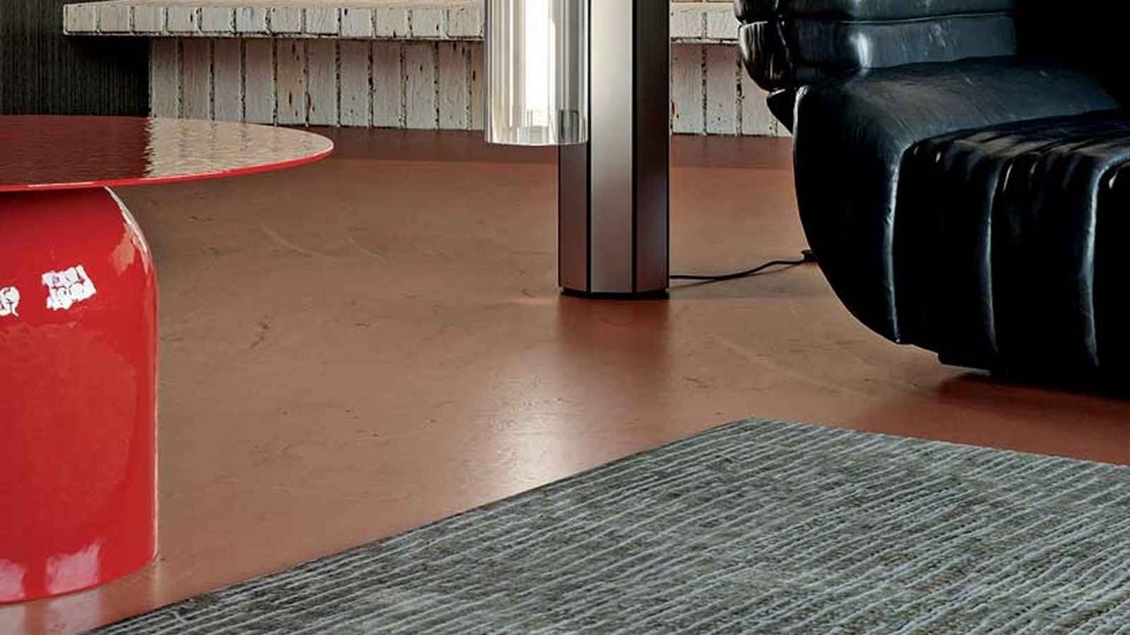 Tappeto Metropol Asfalto in tencel e Cotone di Carpet Edition