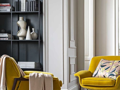 Tappeto Murano Swirl Bianco in Lana e Cotone di Carpet Edition