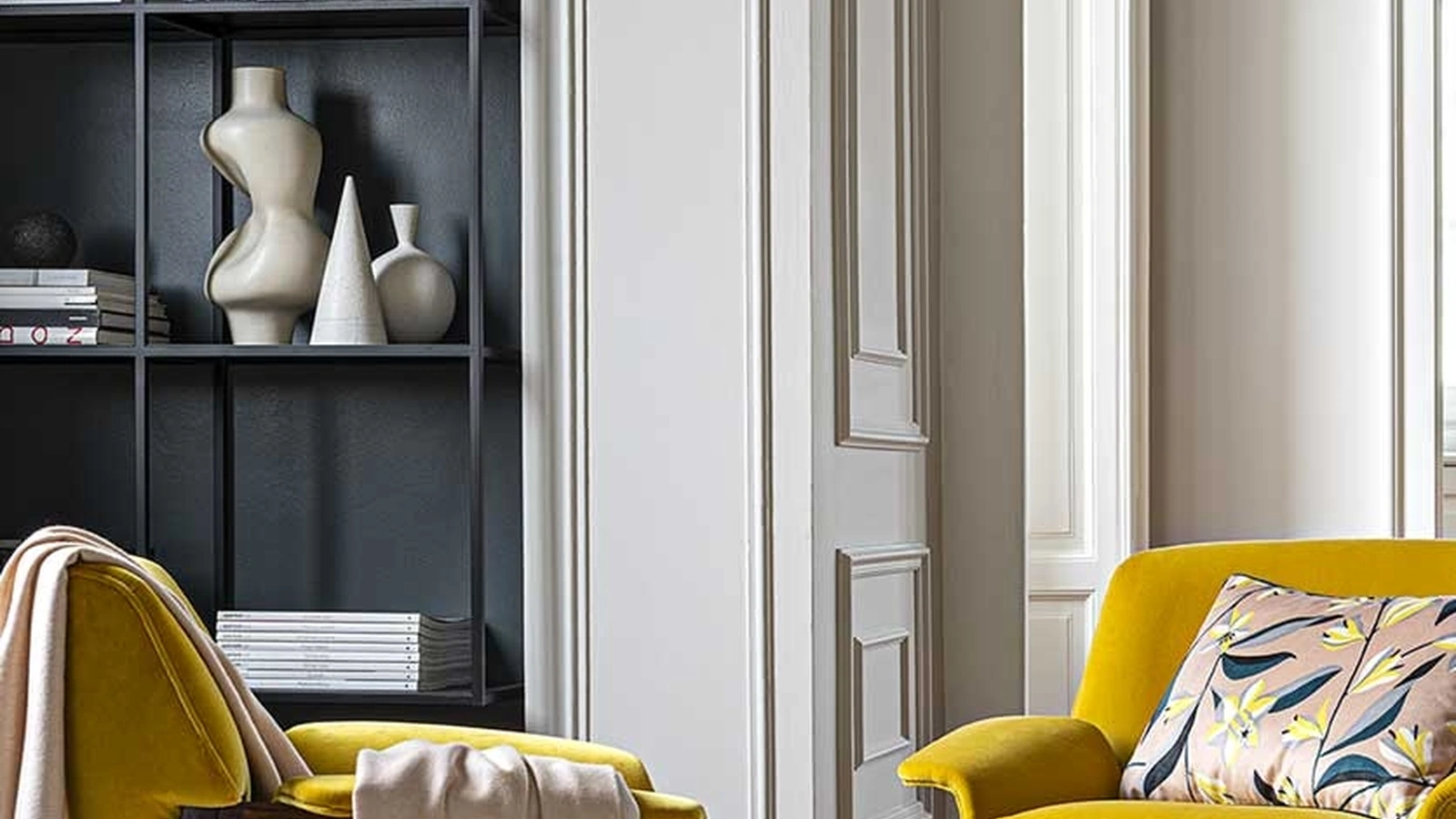 Tappeto Murano Swirl Bianco in Lana e Cotone di Carpet Edition