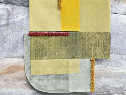 Tappeto Selce Marcasite Yellow di Carpet Edition