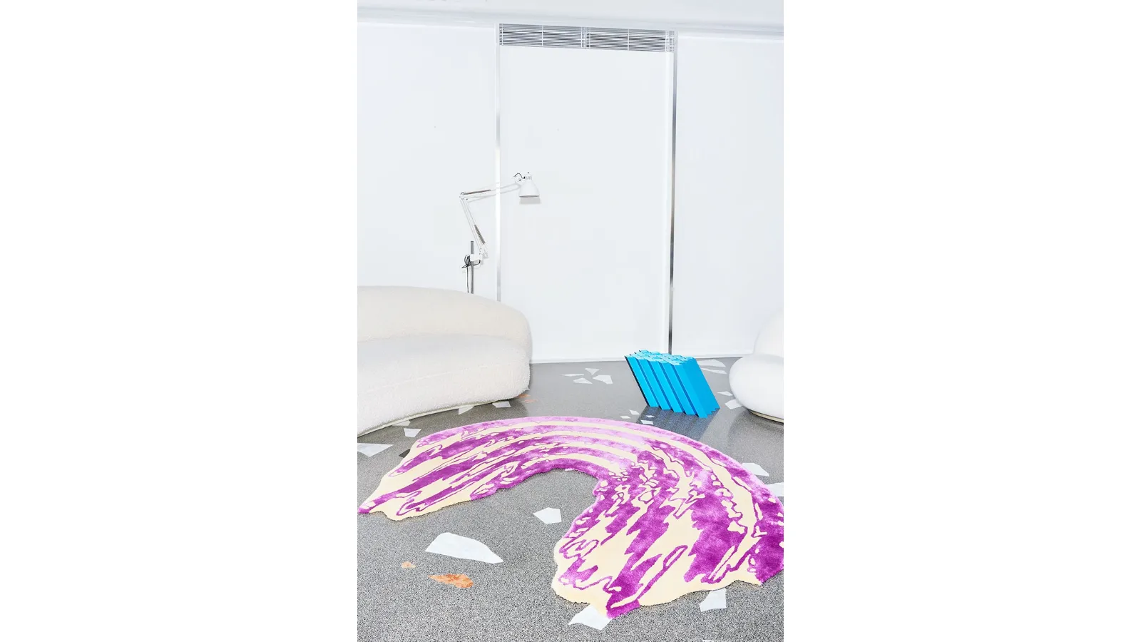 Tappeto The Floor is Lava Pink Orchid Plain di Carpet Edition