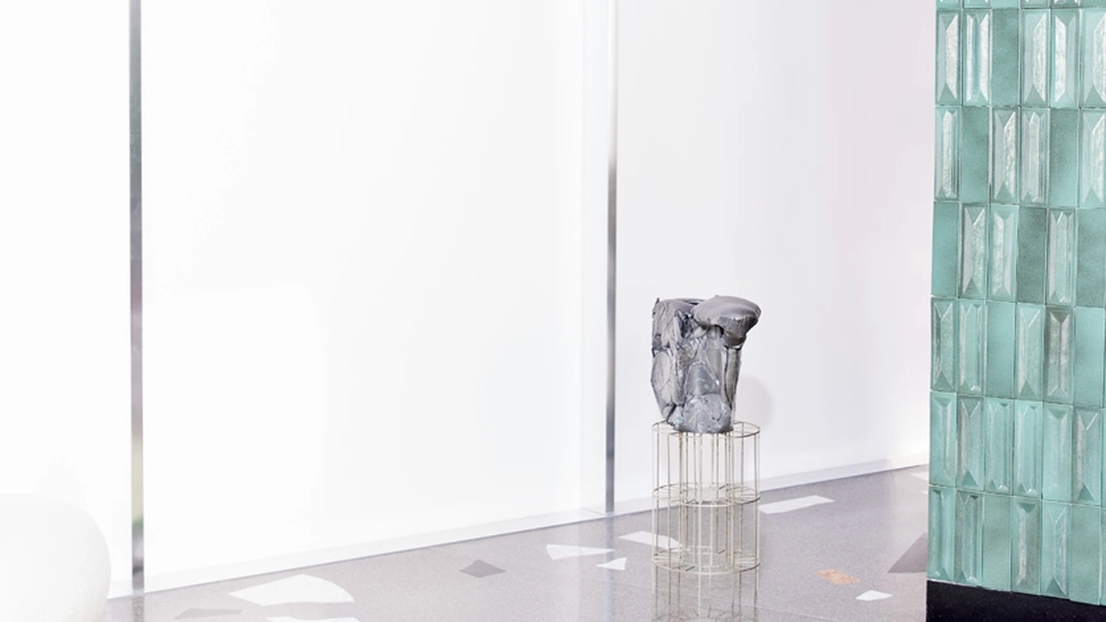 Tappeto The Floor is Lava Deep Mint Line di Carpet Edition