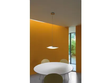Lampada in alluminio e vetro satinato Elsu di SLV