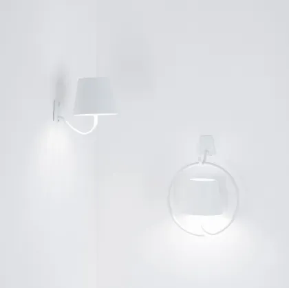 Lampada da parete Poldina di Zafferano