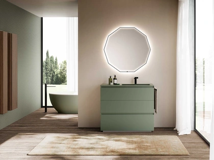 Mobile da Bagno Block System Syntesi C22 di Baxar