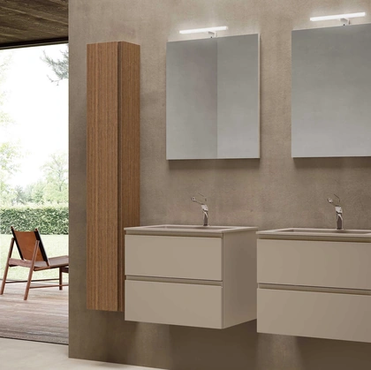 Mobile da Bagno sospeso Block System Syntesi C29 di Baxar