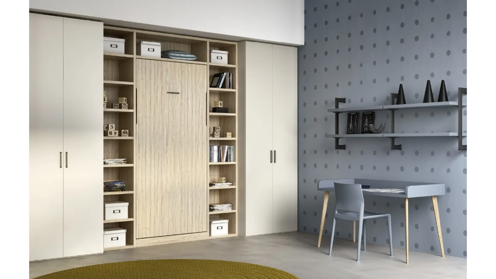 Cameretta salvaspazio SET K12 di Siloma