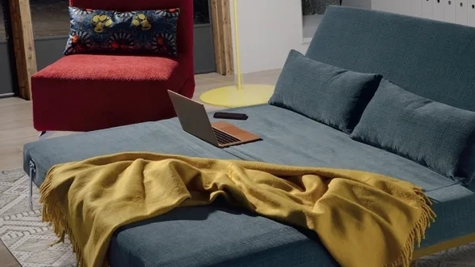 Divano Letto lineare Voilà Sofa di Family Bedding
