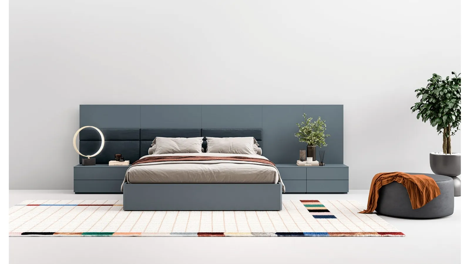 Letto Boiserie con Contenitore di Cinquepuntozero