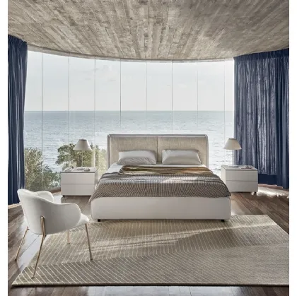 Letto con testiera Dolly di Calligaris