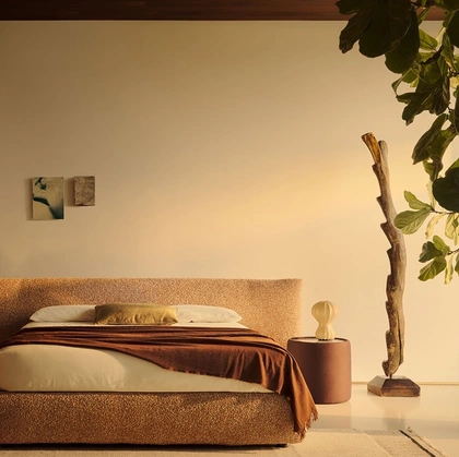 Letto con contenitore Milo di Bolzan Letti