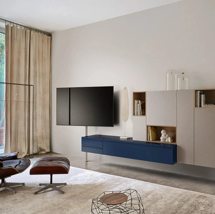 Mobile Porta Tv Tv Video in laccato di Sangiacomo