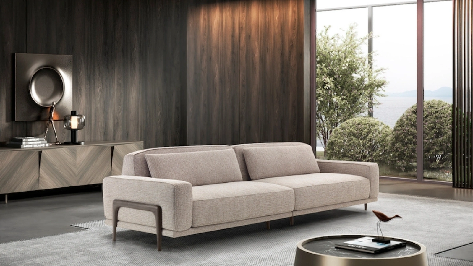 Divano lineare Costanza di Pacini e Cappellini