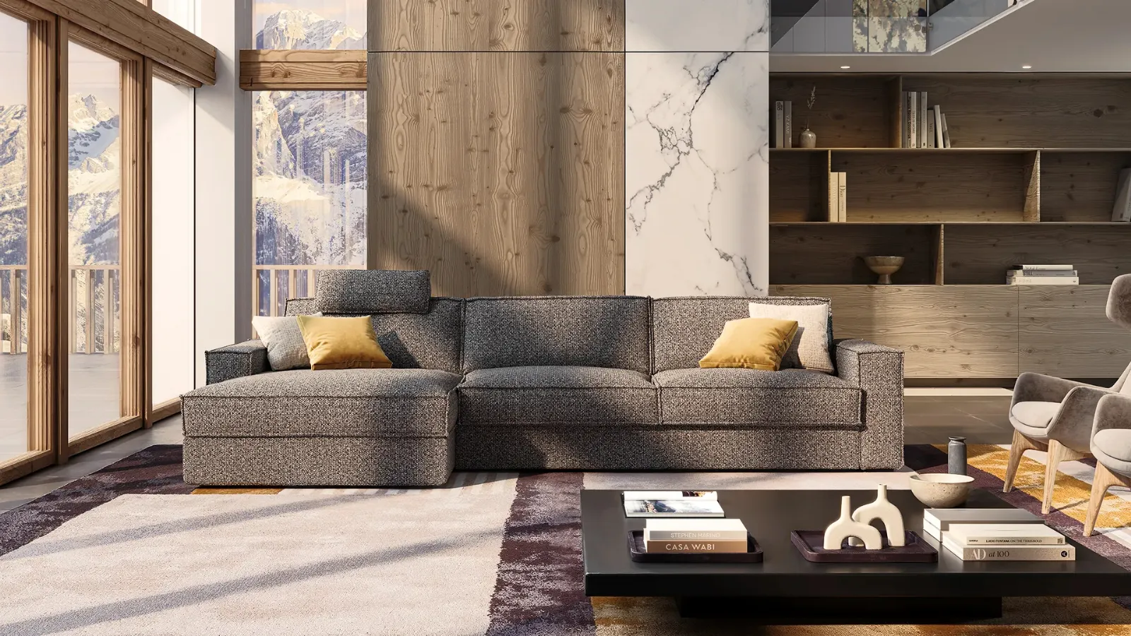 Divano Letto in tessuto Morgan di Family Bedding