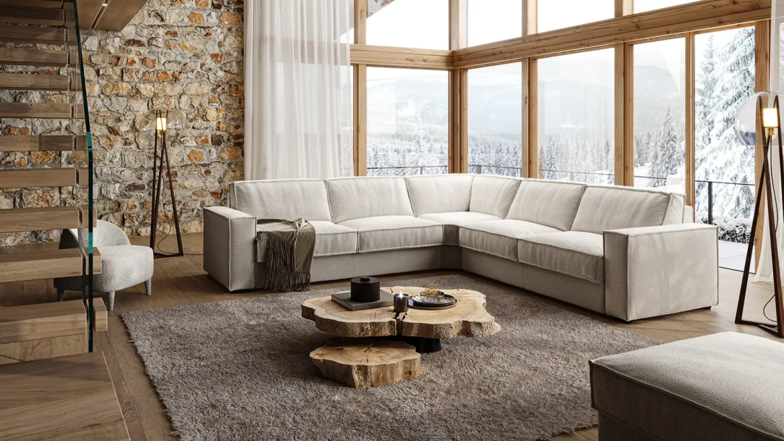 Divano Letto in tessuto Morgan di Family Bedding