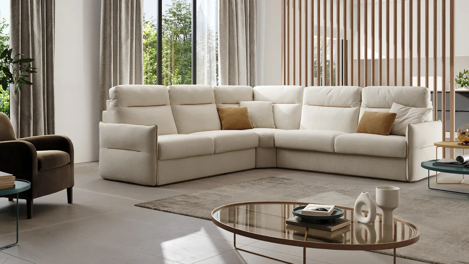 Divano Letto in tessuto Kiko di Family Bedding