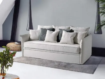 Divano Letto lineare Tulip in tessuto di Family Bedding
