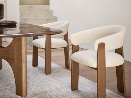 Sedia imbottita Anthea di Calligaris