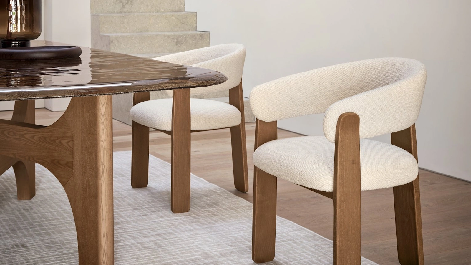 Sedia imbottita Anthea di Calligaris