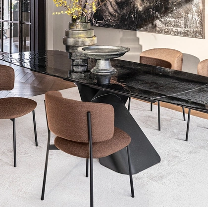 Sedia imbottita Flex di Calligaris