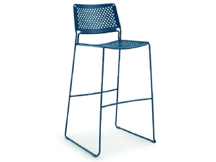 Sgabello Slim in metallo di Midj