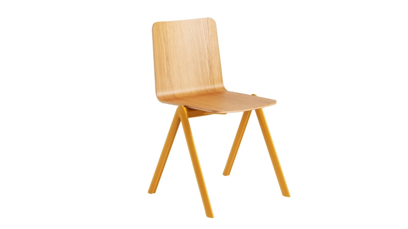 Sedia Stack S PP_LG in legno di Midj