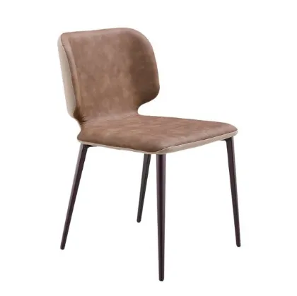 Sedia Wrap in pelle di Midj