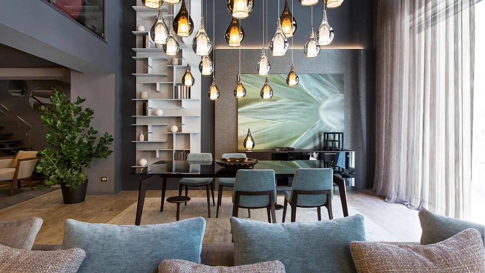 Tavolo con top in vetro Hope di Pacini e Cappellini