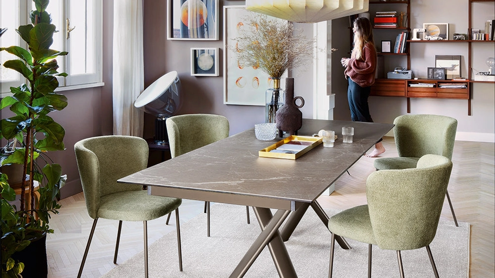 Tavolo allungabile Master di Connubia