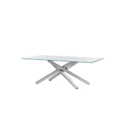 Tavolo Pechino con top in vetro di Midj