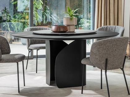 Tavolo rotondo Twins di Calligaris