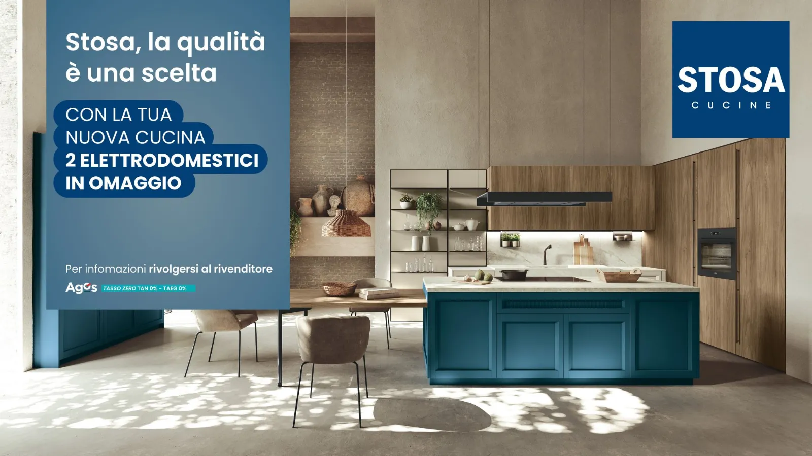 Con la tua nuova cucina, 2 elettrodomestici in omaggio