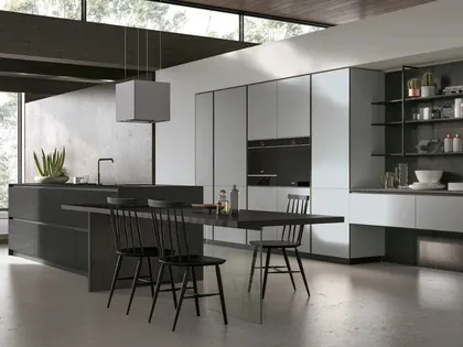 Cucina Moderna con isola Aliant 07 di Stosa