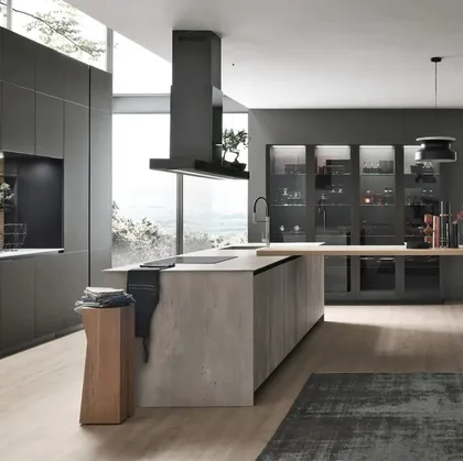 Cucina Moderna con isola Aliant 08 di Stosa