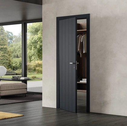 Porta per interni battente Fila in legno laccato di DoorArreda