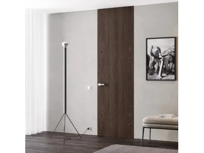 Porta per interni in laminato Filomuro Texture Materik Bruno di BiHome