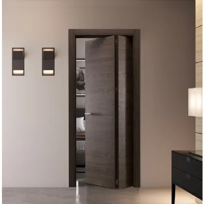 Porta per interni in laminato con apertura a libro Materik 111M Bruno di BiHome