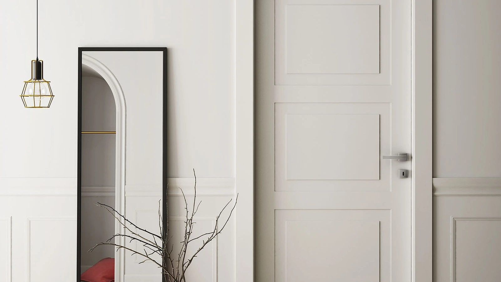 Porta per interni battente Pandora Classic in laccato di DoorArreda