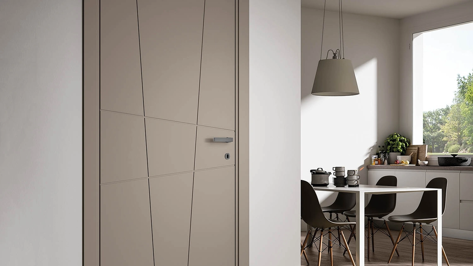 Porta per interni battente Pandora Design di DoorArreda