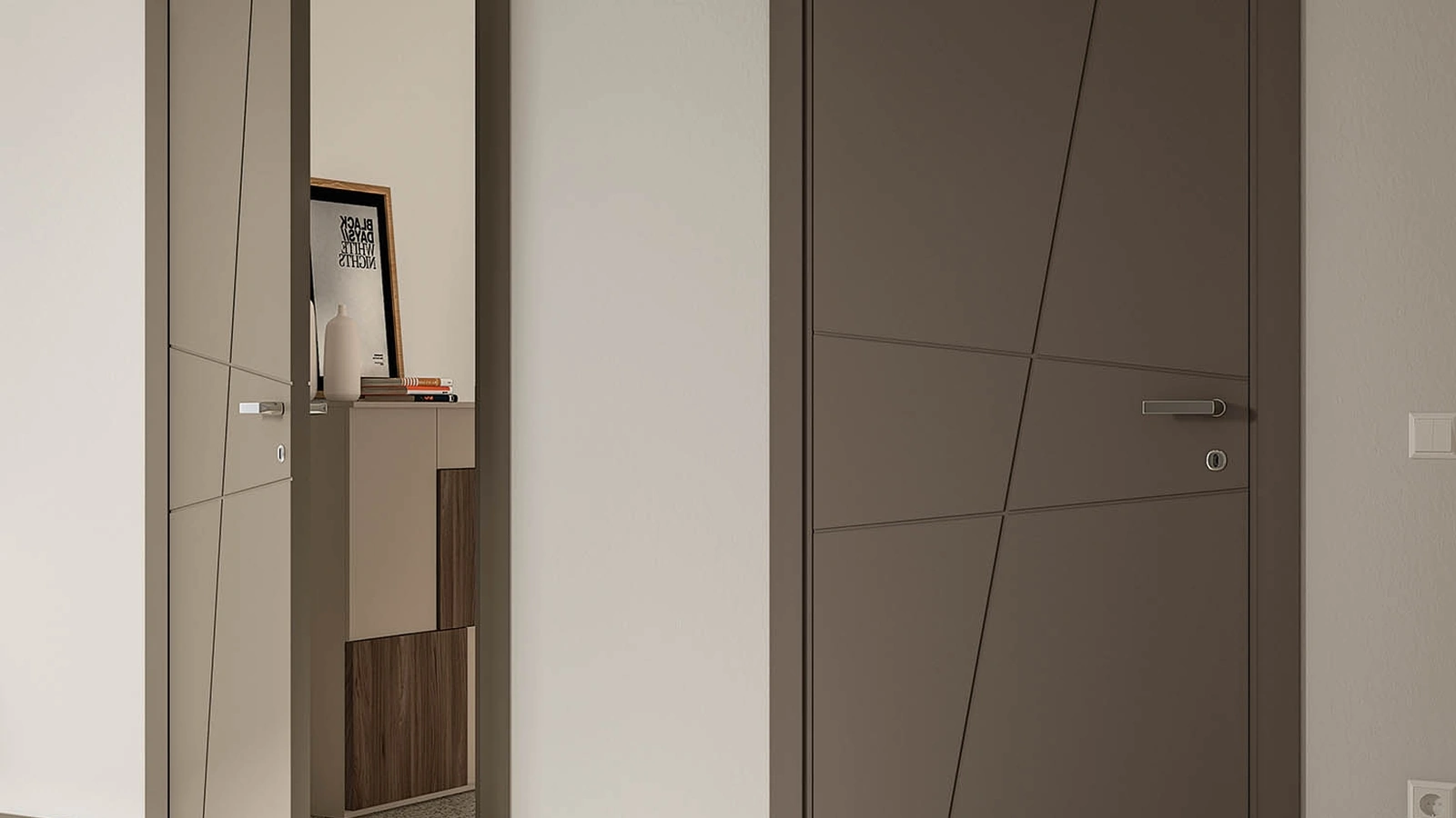 Porta per interni battente Pandora Design di DoorArreda