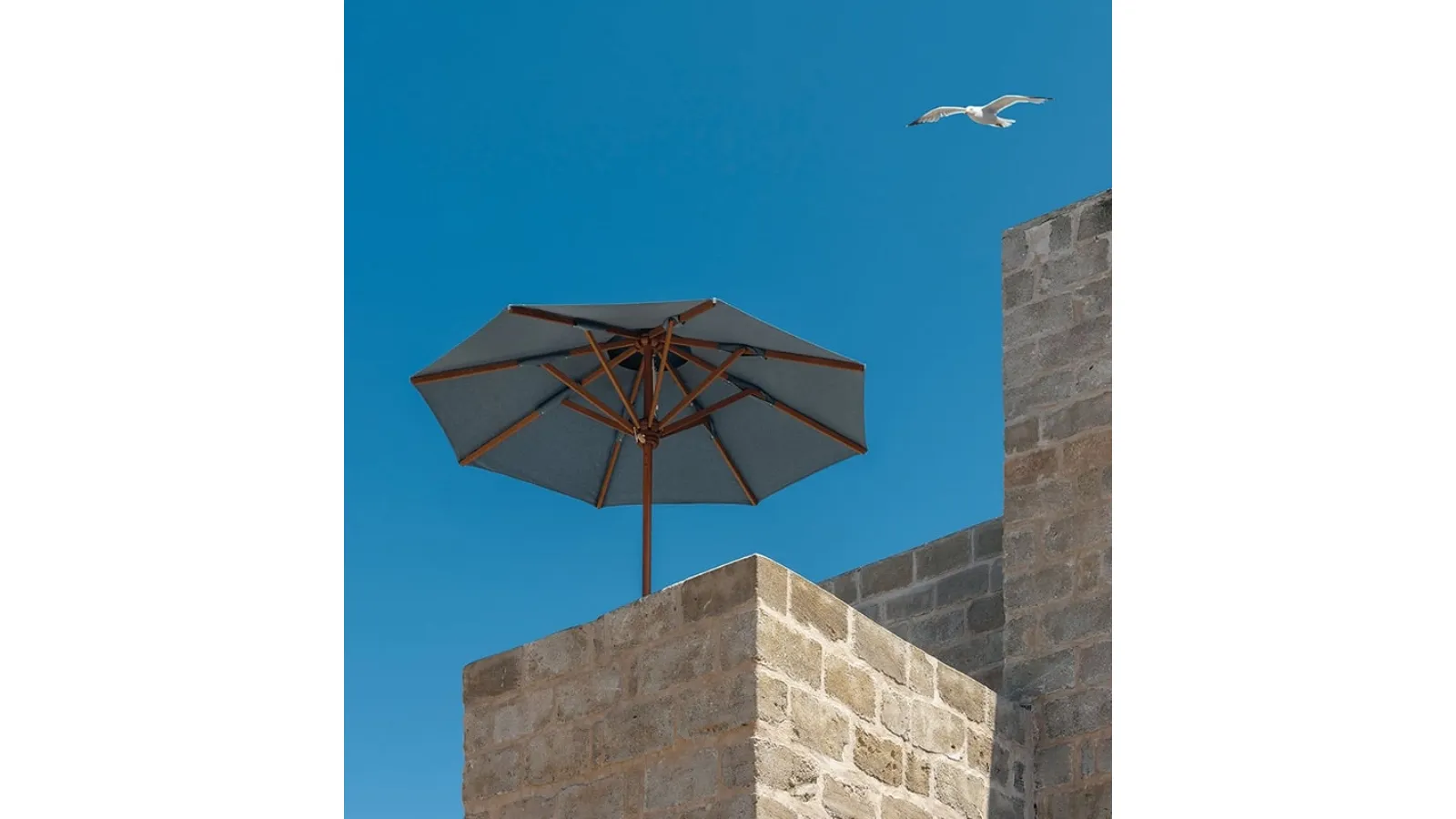 Ombrellone Classic rotondo di Ethimo