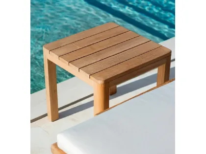 Tavolino Clay Coffee Table in Teak di Ethimo