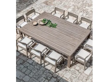 Poltroncina e Tavolo Costes in Teak di Ethimo