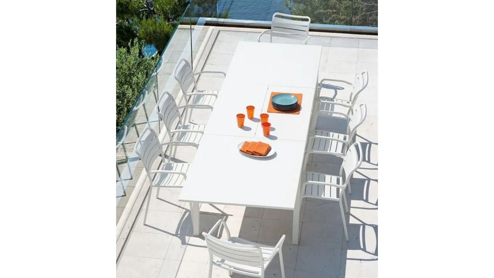 Tavolo allungabile Flat di Ethimo