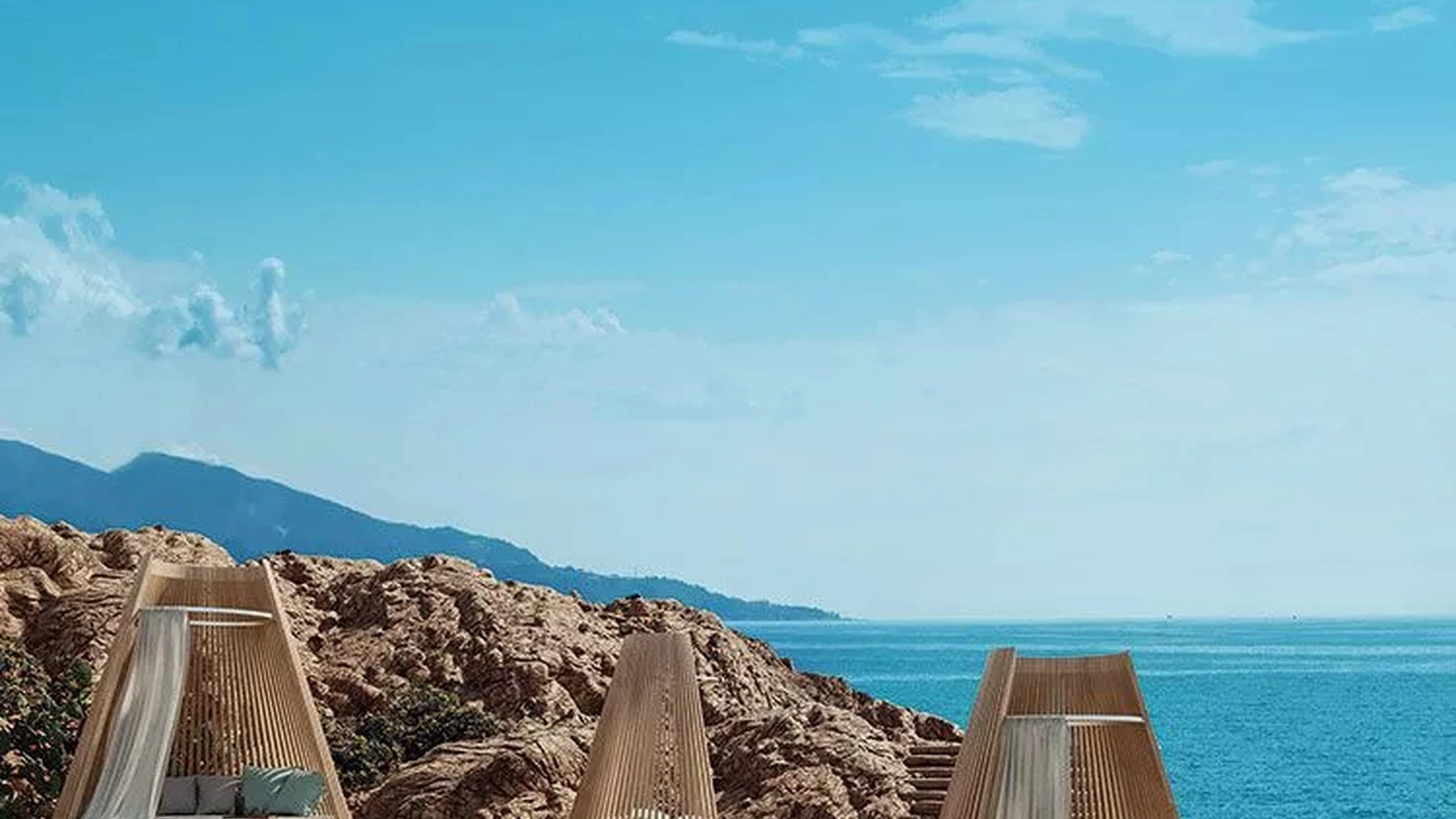 Divano Hut in teak di Ethimo