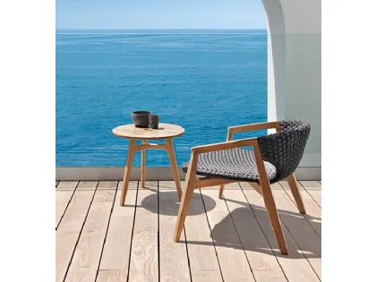 Tavolino Knit in Teak di Ethimo