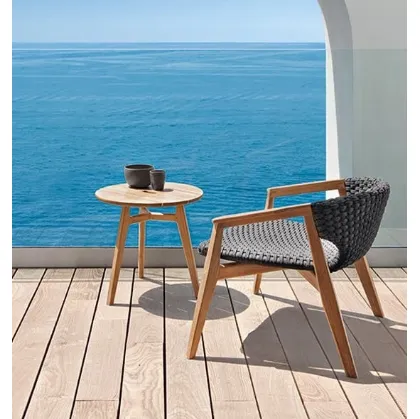 Tavolino Knit in Teak di Ethimo