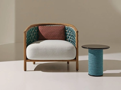 Tavolino Patio in pietra lavica di Ethimo